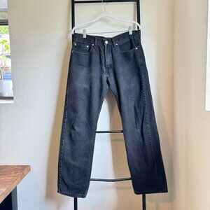 Vintage Levi's 505 Black Denim Jeans Size 30x31